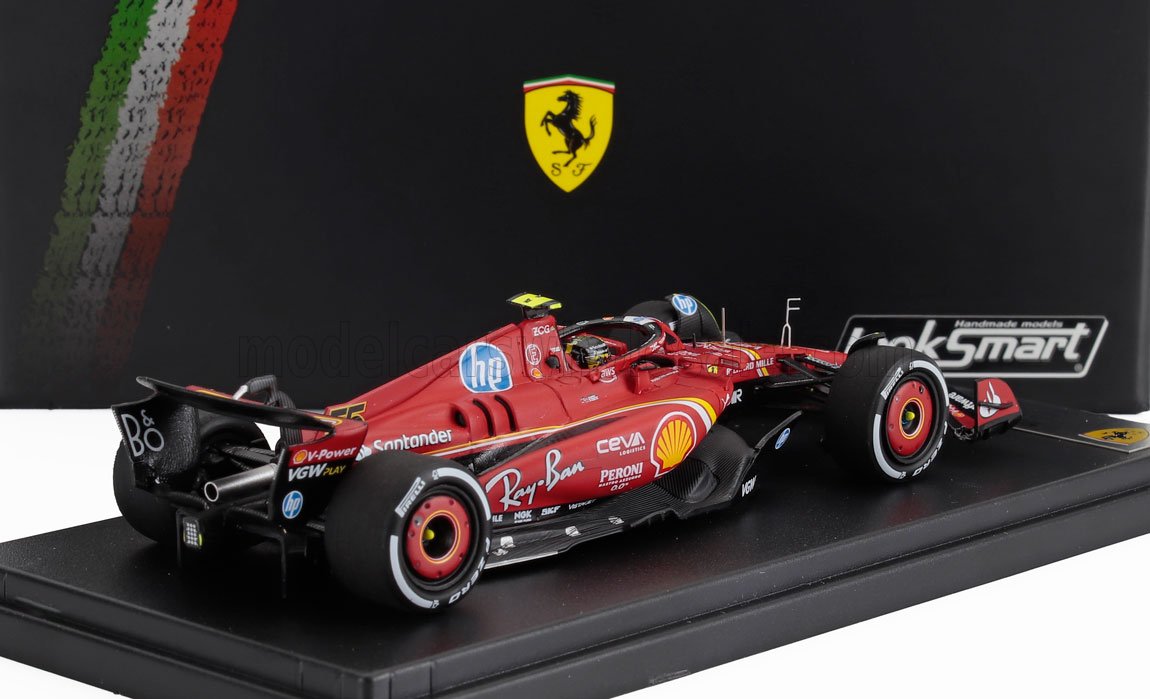 FERRARI - F1 SF-24 TEAM SCUDERIA FERRARI N 55 4th ITALY MONZA GP 2024 CARLOS SAINZ - ROUGE BLANC NOIR