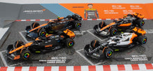 McLAREN | F1 SET 4X - TEAM MCLAREN MCL36 N 4 ABU DHABI GP 2022 - MCL60 N 4 SINGAPORE GP - MONACO GP - BRITISH GP 2023 LANDO NORRIS