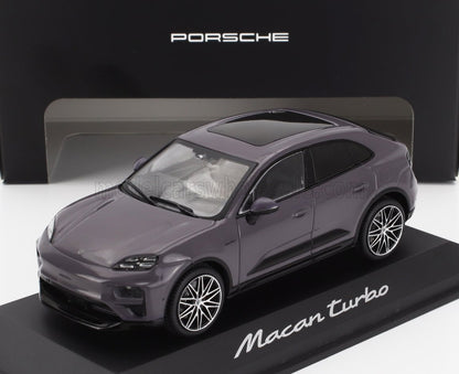 PORSCHE - MACAN TURBO (H2) 2024 - GRIS MÉTALLISÉ - Vroomi