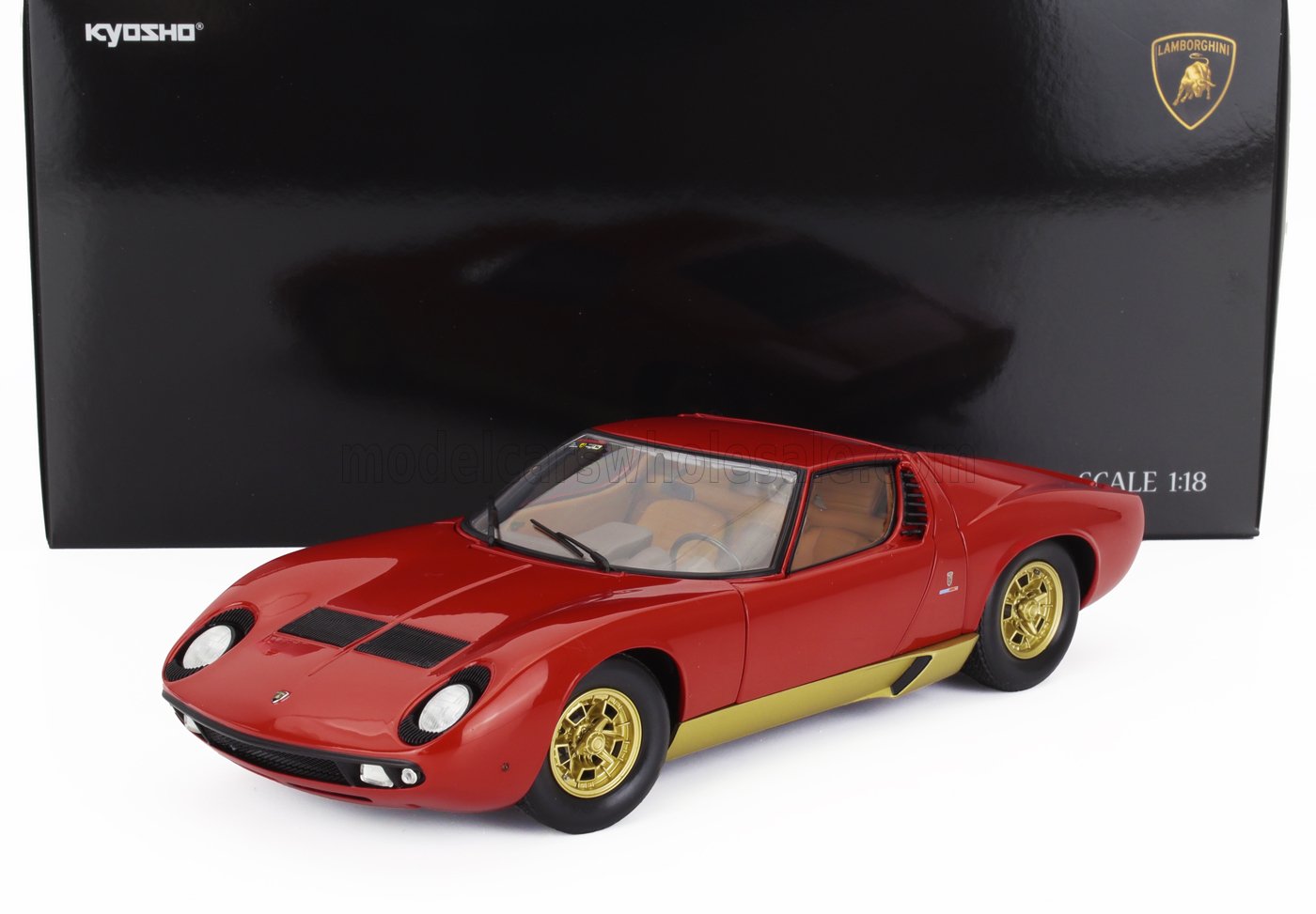 LAMBORGHINI - MIURA P400 1968 - OR ROUGE