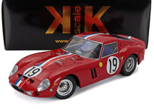 FERRARI - 250 GTO 3,0 L V12 COUPÉ ÉQUIPE PIERRE NOBLET N° 19 2e 24 HEURES DU MANS 1962 JEAN GUICHET - PIERRE NOBLET - ROUGE BLANC BLEU