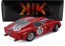 FERRARI - 250 GTO 3,0 L V12 COUPÉ ÉQUIPE PIERRE NOBLET N° 19 2e 24 HEURES DU MANS 1962 JEAN GUICHET - PIERRE NOBLET - ROUGE BLANC BLEU