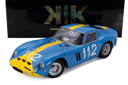 FERRARI - 250 GTO 3,0 L V12 COUPÉ N° 112 TARGA FLORIO 1964 ULF NORINDER - PICKO TROBERG - BLEU JAUNE