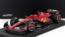 FERRARI - F1 SF-24 TEAM SCUDERIA FERRARI N 16 WINNER AUSTIN USA GP 2024 CHARLES LECLERC - CON VETRINA - AVEC VITRINE - ROUGE BLANC NOIR