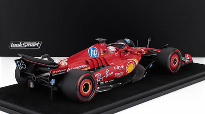FERRARI - F1 SF-24 TEAM SCUDERIA FERRARI N 16 3rd MEXICO GP 2024 CHARLES LECLERC - CON VETRINA - AVEC VITRINE - ROUGE BLANC NOIR