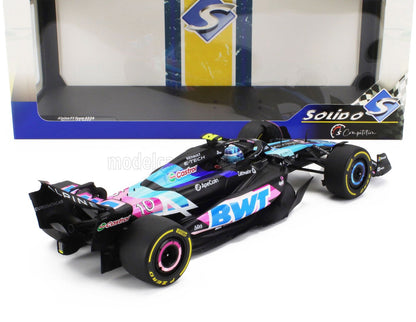 ALPINE  F1 A524 TEAM BWT ALPINE 10 GP DE MONACO 2024 PIERRE GASLY - NOIR BLEU ROSE - Vroomi