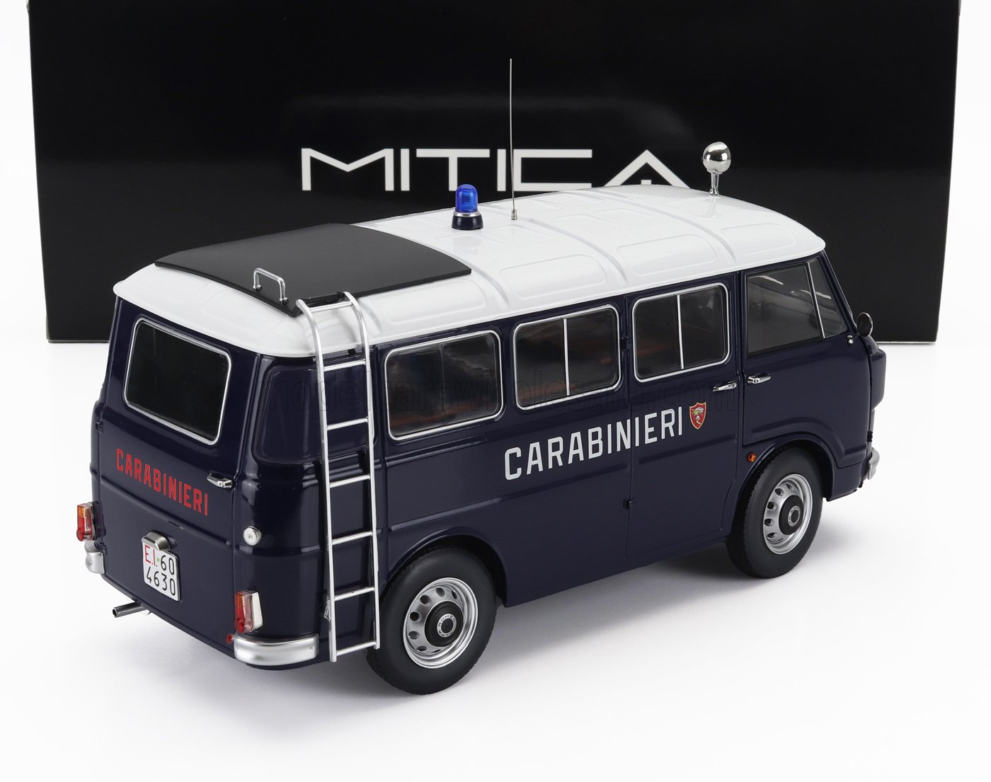 ALFA ROMEO - F-12 MINIBUS SÉRIE 1 CARABINIERS - POLICE - 1969 - BLEU BLANC - Vroomi