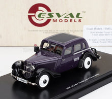Esval Models Modèle réduit à l'échelle Esval Models :43 d'une berline 4 portes Adler Trumpf Junior de 1934-39, noir et violet, disponible sur Vroomi.