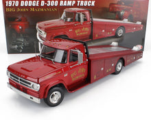 DODGE - RAMPE DE CHARGEMENT POUR CAMION D-300 TRANSPORTEUR DE VOITURES MAZMANIAN RACING 1970 - ROUGE - Vroomi