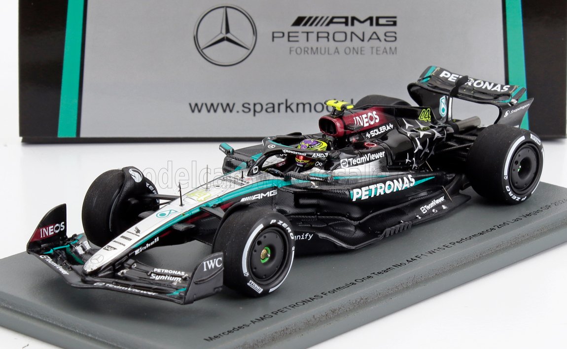 MERCEDES GP | F1 W15 EQ PERFORMANCE TEAM AMG PETRONAS MOTORSPORT N 44 2nd LAS VEGAS USA GP 2024 LEWIS HAMILTON
