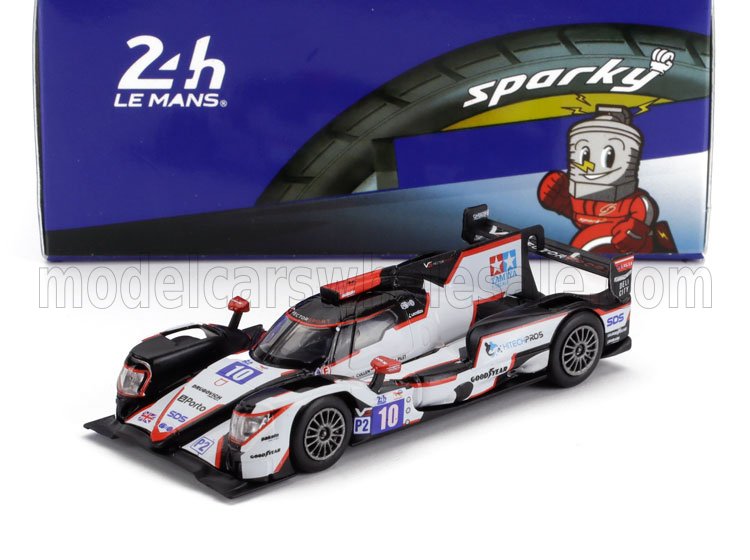 Modèle réduit de voiture de course n° 10 avec mascottes 24h Le Mans et Sparky, disponible sur Vroomi