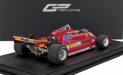 Modèle réduit de Ferrari Formula 1 rouge avec logos Fiat et Agip, réplique détaillée exposée, proposé sur Vroomi