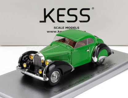 BUGATTI - T57 LABOURDETTE VUTOTAL COUPE 1936 - GREEN BLACK - Vroomi