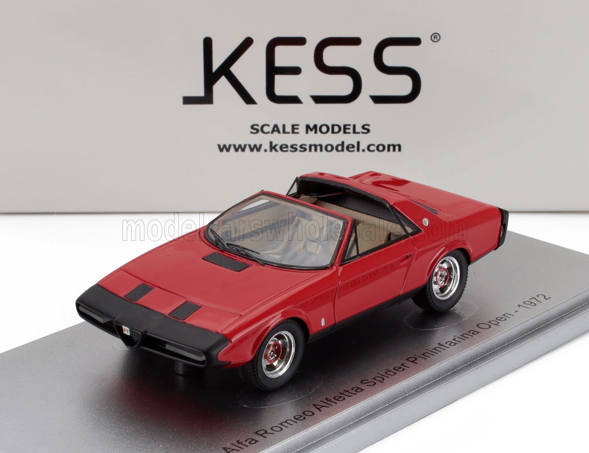 ALFA ROMEO - ALFETTA SPIDER PININFARINA OPEN 1972 - RED - Vroomi
