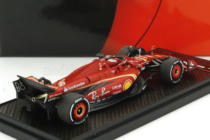 FERRARI - F1  SF-24 ÉQUIPE SCUDERIA FERRARI N 16 GRAND PRIX D'AUSTRALIE 2024 CHARLES LECLERC - ROUGE NOIR