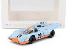 PORSCHE - 917K 4.5L TEAM JOHN WYER AUTOMOTIVE ENGINEERING LTD GULF N 20 24h LE MANS 1970 JO SIFFERT - BRIAN REDMANN - LIGHT BLUE ORANGE