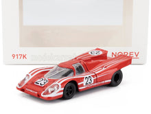 PORSCHE - 917K 4.9L TEAM SALZBURG N 23 WINNER 24h LE MANS 1970 HANS HERRMANN - RICHARD ATTWOOD - RED WHITE