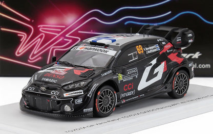 TOYOTA - YARIS GR HYBRID RALLY1 TEAM TOYOTA GAZOO RACING WRT N 69 4th RALLY MONTECARLO 2025 KALLE ROVANPERA - JONNE HALTTUNEN - BLACK