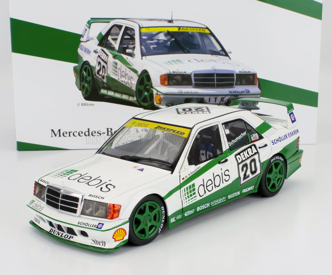 MERCEDES BENZ | 190E EVO2 TEAM ZAKSPEED RACING N 20 NORISRING RACE DTM 1991 MICHAEL SCHUMACHER