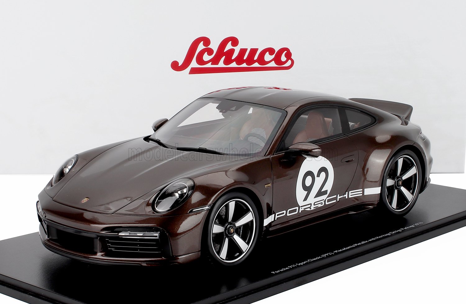 PORSCHE - 911 922 SPORT CLASSIC COUPÉ N 92 HERITAGE DESIGN PACKAGE 2023 - MARRON - Vroomi