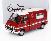 RENAULT - MASTER T30D VAN VEHICULE DE SECOURS D'URGENCE AUX ASPHYXIES MARSEILLE MARINE SAPEURS POMPIERS 1980 - RED WHITE - Vroomi
