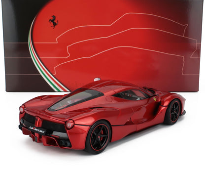 FERRARI - LAFERRARI 2013 - VOITURE PERSONNALISÉE UNIQUE LEWIS HAMILTON - ROUGE MÉTALLISÉ
