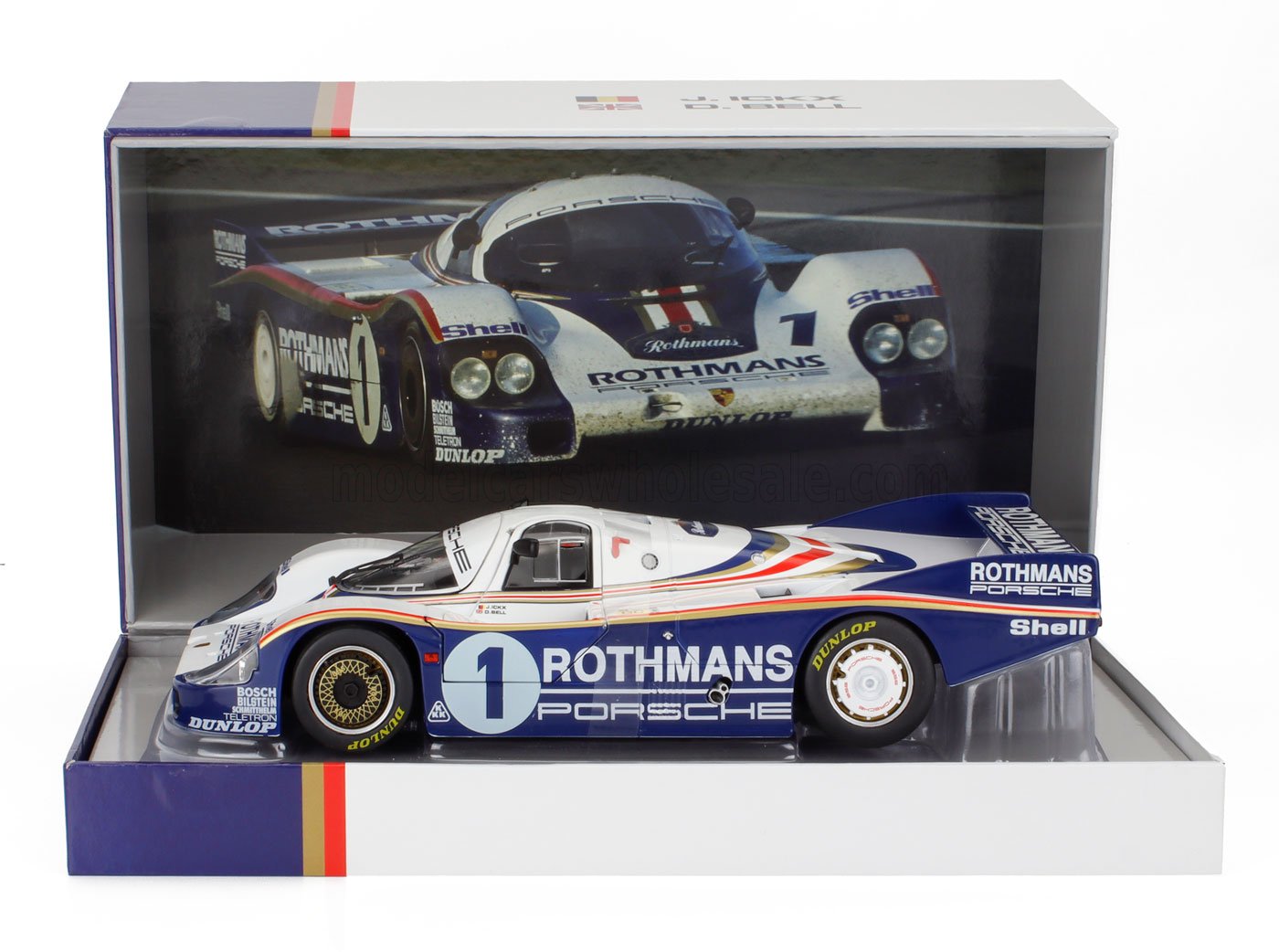 PORSCHE | 956LH 2.6L F6 TWIN TURBO TEAM ROTHMANS PORSCHE SYSTEM N 1 WINNER 24h LE MANS 1982 JACKY ICKX - DEREK BELL