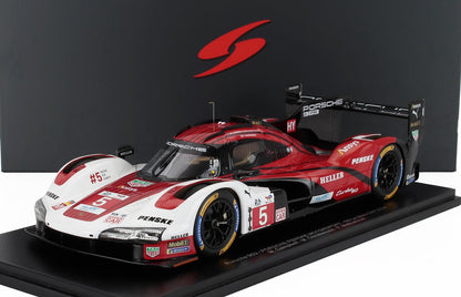 PORSCHE - 963 9RD 4,6 L TURBO V8 ÉQUIPE PORSCHE PENSKE MOTORSPORT N 5 6e 24h LE MANS 2024 MATT CAMPBELL - MICHAEL CHRISTENSEN - FREDERIC MAKOWIECKI - ROUGE BLANC NOIR - Vroomi