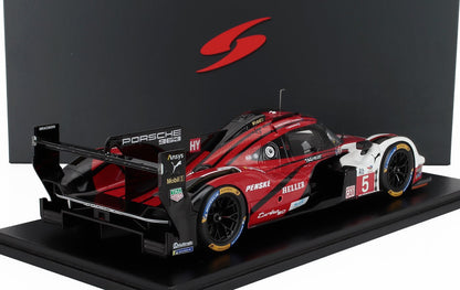 PORSCHE - 963 9RD 4,6 L TURBO V8 ÉQUIPE PORSCHE PENSKE MOTORSPORT N 5 6e 24h LE MANS 2024 MATT CAMPBELL - MICHAEL CHRISTENSEN - FREDERIC MAKOWIECKI - ROUGE BLANC NOIR - Vroomi