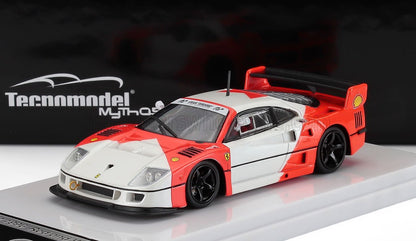 FERRARI - F40 LM N 00 RACING 1996 - ROUES NOIRES - ROUGE BLANC