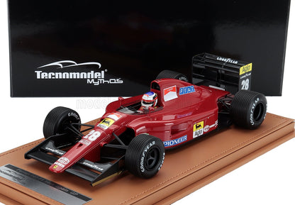 FERRARI - F1  642 N 28 BRITISH GP WITH RAIN TIRES (with pilot figure) 1991 JEAN ALESI - RED BLACK