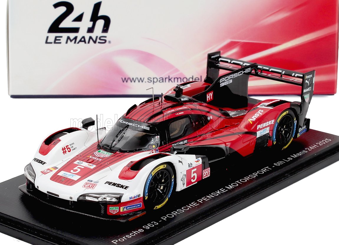 Modèle réduit Porsche 963 Le Mans 2023 à l'échelle 1/43, réplique de collection disponible chez Vroomi