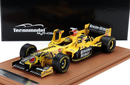 JORDAN - F1  198 HONDA MF-301 HC N 10 WITH TOWER WINGS IMOLA GP (with pilot figure) 1998 RALPH SCHUMACHER - YELLOW BLACK