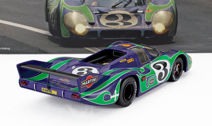 PORSCHE - 917LH 4,5 L TEAM MARTINI RACING INTERNATIONAL 3 2e 24h LE MANS 1970 GERARD LARROUSSE - WILLI KAUHSEN - BLUE GREEN - Vroomi