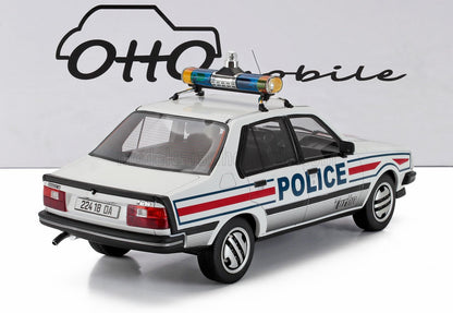 RENAULT - R18 TURBO POLICE NATIONALE 1982 - WHITE BLUE RED - Vroomi