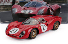 FERRARI - 330P4 BERLINETTA 4,0 L V12 TEAM SPA FERRARI SEFAC N 21 2e 24h LE MANS 1967 LUDOVICO SCARFIOTTI - MIKE PARKES - ROUGE