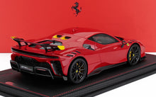 FERRARI - SF90 XX STRADALE 2024 - CON VETRINA - AVEC VITRINE - ROSSO CORSA - ROUGE JAUNE