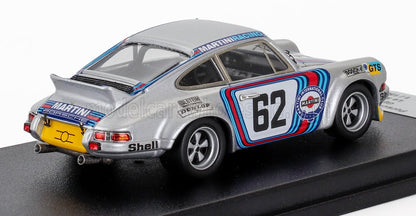 Silver Martini Racing Porsche model car number 62 with sponsor logos on display, offered on Vroomi