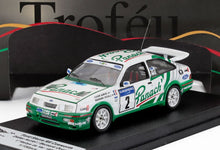 FORD ENGLAND - SIERRA RS COSWORTH N 2 VAINQUEUR RALLYE DU VAR 1988 DIDIER AURIOL - BERNARD OCCELLI - BLANC VERT