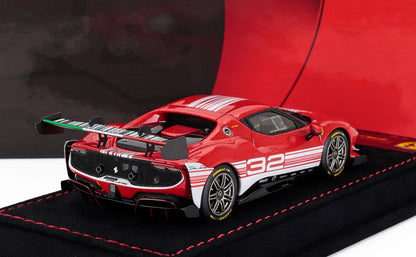 FERRARI - 296 GT3 3,0 L V6 BITURBO CHALLENGE N 32 FINALE MONDIALE MUGELLO ITALIE 2023 - ROUGE BLANC