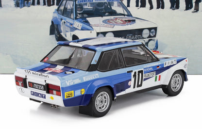 FIAT - 131 ABARTH TEAM FIAT ITALIA (version de nuit) N 10 WINNER RALLY MONTECARLO 1980 WALTER ROHRL - CHRISTIAN GEISTDORFER - WHITE 2 TONE BLUE
