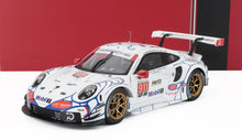 PORSCHE - 911 991 RSR TEAM PORSCHE GT N 911 VAINQUEUR DE LA CATÉGORIE GTLM AU PETIT LE MANS 2018 PATRICK PILET - NICK TANDY - FREDERIC MAKOWIECKI - BLANC - Vroomi