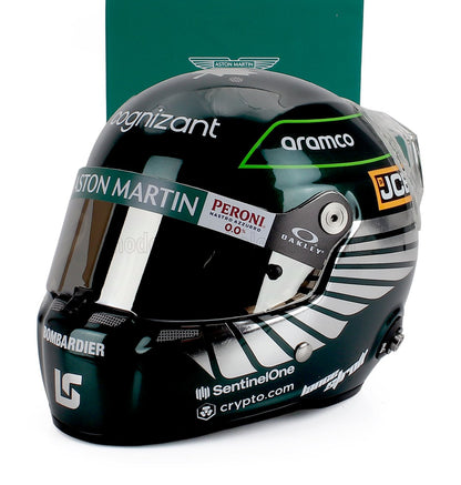 STILO - CASQUE CASCO F1 LANCE STROLL TEAM ASTON MARTIN ARAMCO COGNIZANT N 18 SAISON 2023 - VERT