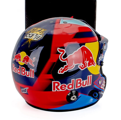 STILO - CASQUE CASCO KALLE ROVANPERA CHAMPION DU MONDE ÉQUIPE TOYOTA YARIS GR RALLY1 HYBRID GAZOO RACING WRT SAISON DE RALLYE 2023 - BLEU ROUGE JAUNE
