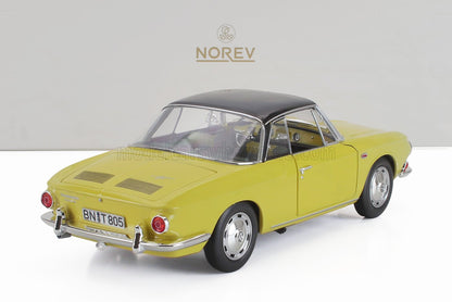 VOLKSWAGEN - KARMANN GHIA TYPE 34 COUPÉ 1961 - JAUNE MANILLE NOIR - Vroomi