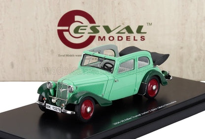 Modèle vintage Adler Trumpf Junior 2 portes cabriolet immatriculé de 1934-39 disponible via Vroomi
