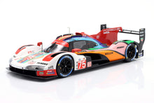 Colorful Porsche 963 Hypercar race car model with number 75, available on Vroomi platform