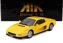 Modèle réduit Ferrari Testarossa à l'échelle 1:18 en métal moulé sous pression, disponible dès maintenant chez Vroomi.