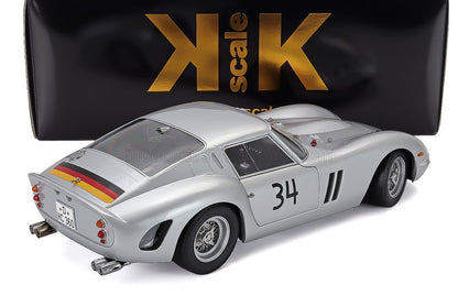 FERRARI - 250 GTO 3,0 L V12 COUPÉ N° 34 HOCKENHEIM 1963 HERMANN CORDES - ARGENT