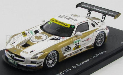 MERCEDES BENZ - SLS COUPÉ 6.3 AMG GT3 (C197) N 32 ADAC MASTERS GT 2012 D.BAUMANN - H.PROCZYK - WHITE GOLD - Vroomi
